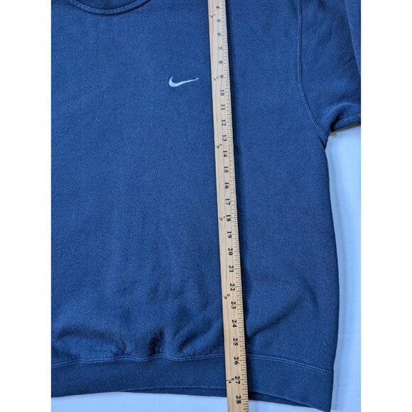 Vintage Nike Sweatshirt Mens XL Navy Blue USA Made Long Sleeve Pullover Swoosh - Picture 4 of 5